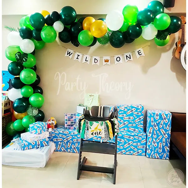 5m Wild Themed Organic Balloon Garland - Party Theory SG
