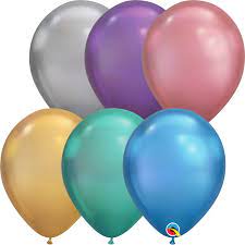 11" Chrome Helium Balloons - Party Theory SG