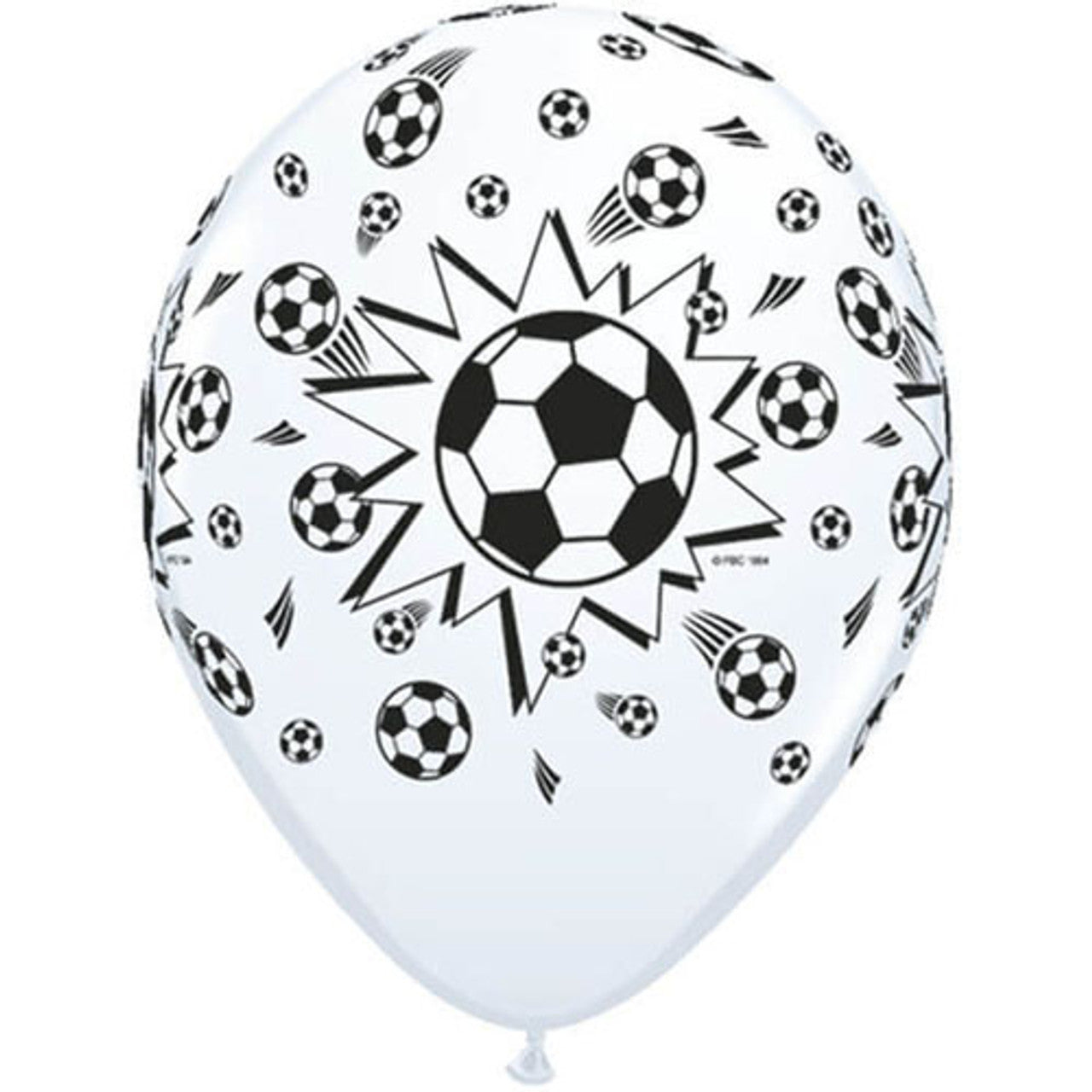 11" Soccer Print Latex Helium Balloon - Party Theory SG