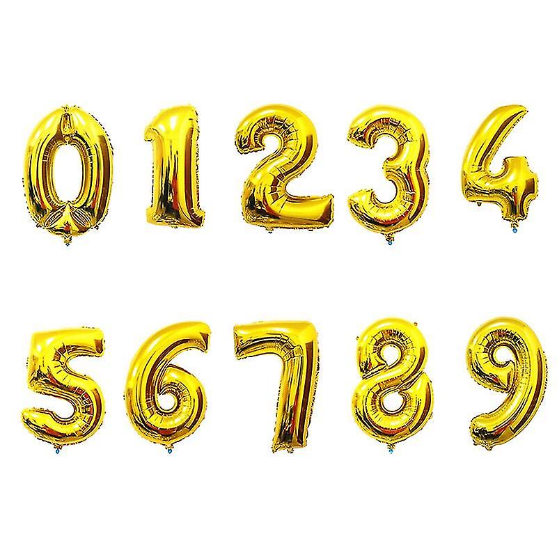 16" Number Foil Balloons