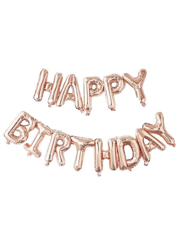16" HAPPY BIRTHDAY Alphabet Foil Balloons