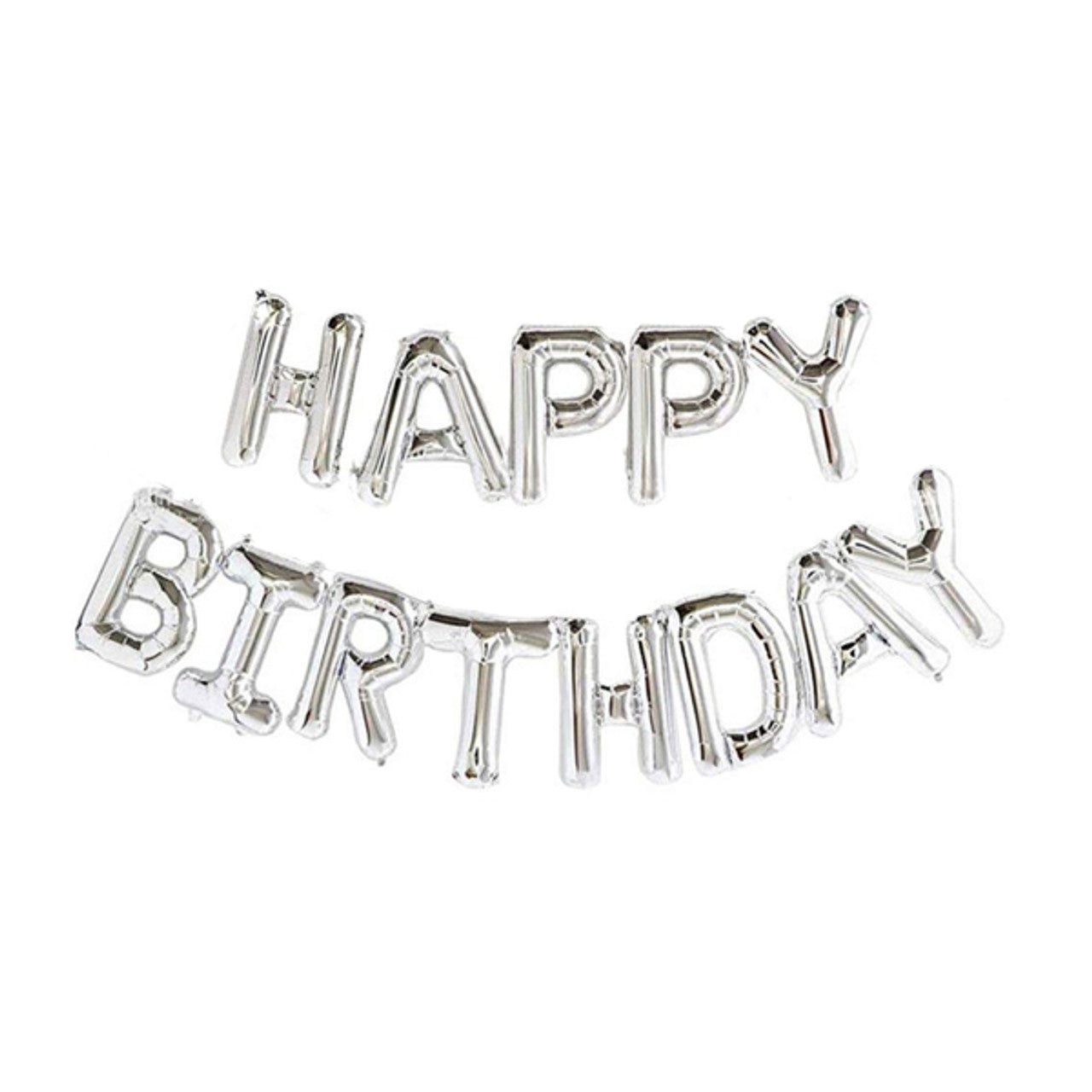 16" HAPPY BIRTHDAY Alphabet Foil Balloons