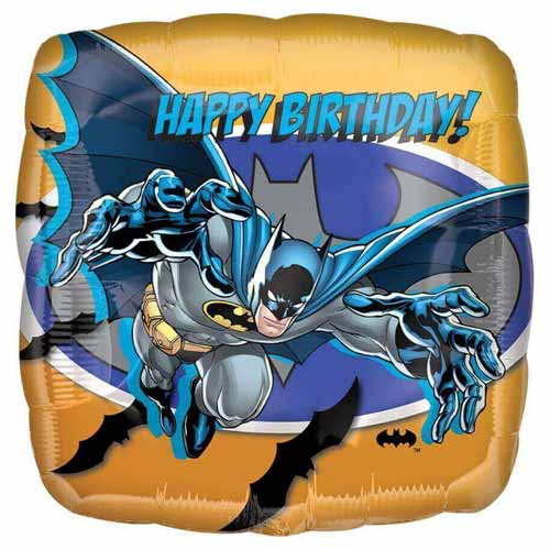 18" Batman Happy Birthday Foil Helium Balloon - Party Theory SG