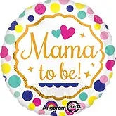 18" Mama to be Colourful Foil Helium Balloon - Party Theory SG