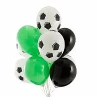 Soccer Print Helium Balloons Set - Party Theory SG