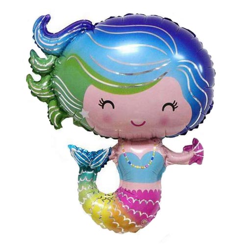 33" Mermaid Foil Balloon