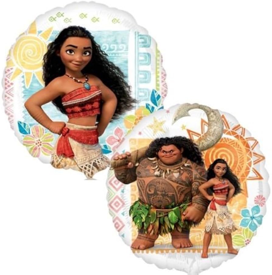 18" Moana Foil Helium Balloon - Party Theory SG