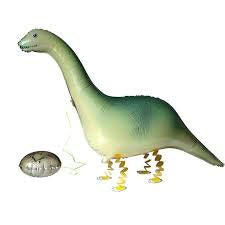 Brontosarus Dinosaur Walking Pet Helium Balloon - Party Theory SG