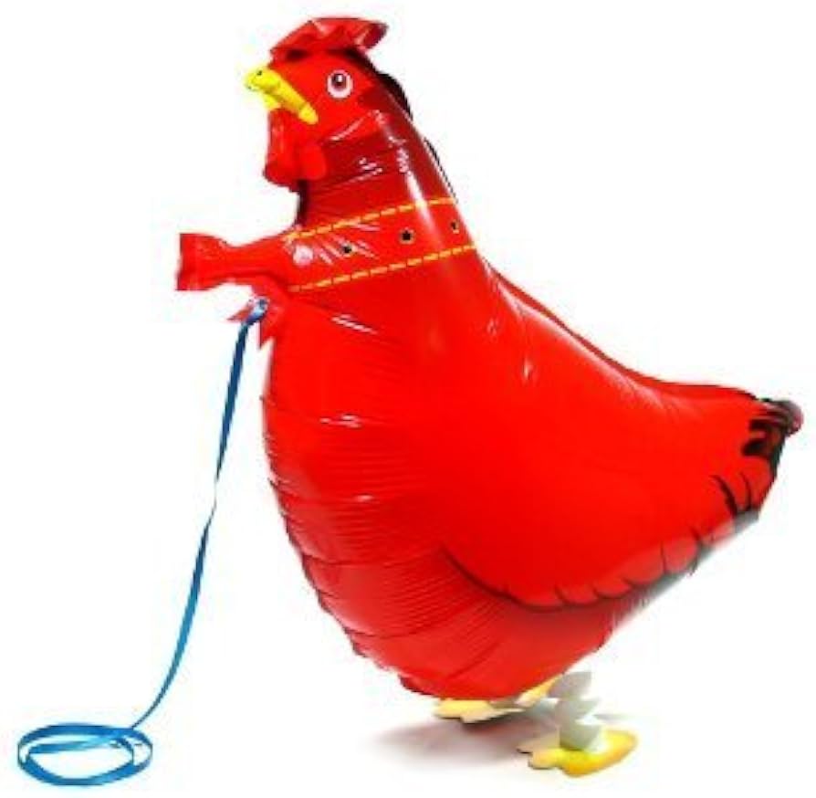 Chicken Walking Pet Helium Balloon - Party Theory SG