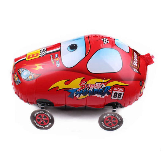 Red Car Walking Pet Helium Balloon - Party Theory SG