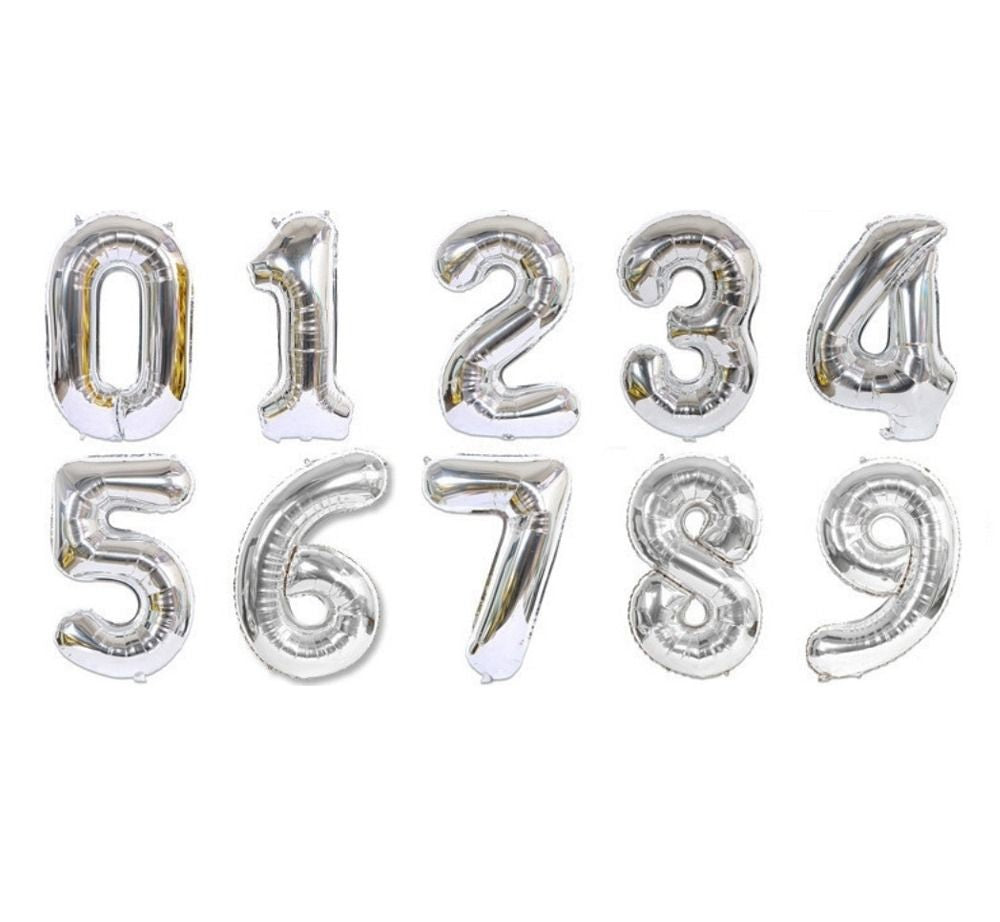 32" Number Foil Balloons