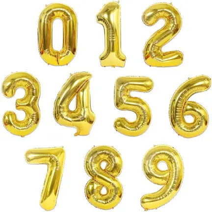 32" Number Foil Balloons