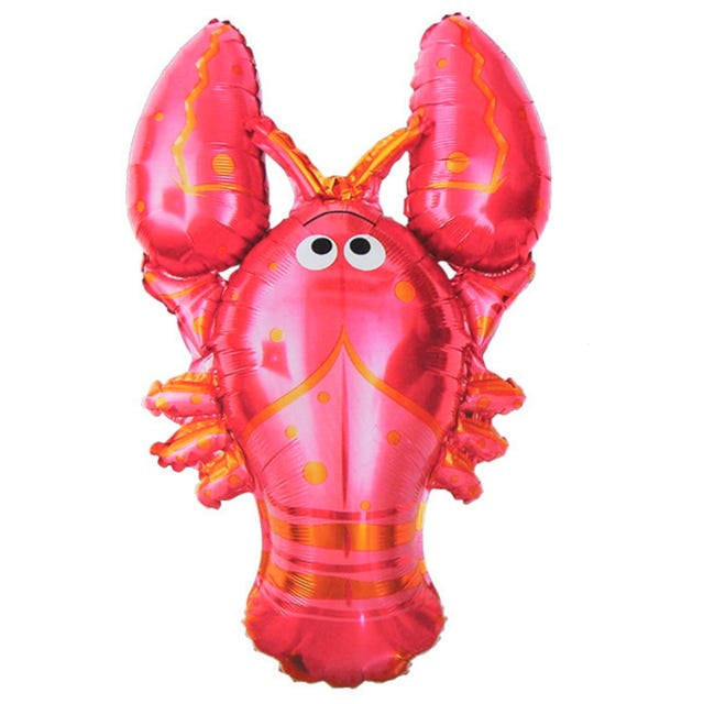 33" Red Lobster Foil Helium Balloon - Party Theory SG