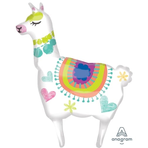 41" Llama Foil Helium Balloon - Party Theory SG