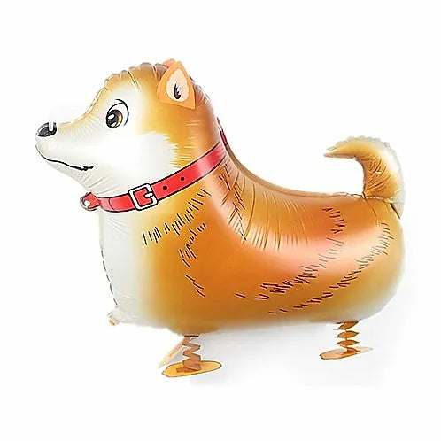 Shiba Walking Pet Helium Balloon - Party Theory SG