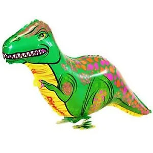 T-Rex Dinosaur Walking Pet Helium Balloon - Party Theory SG